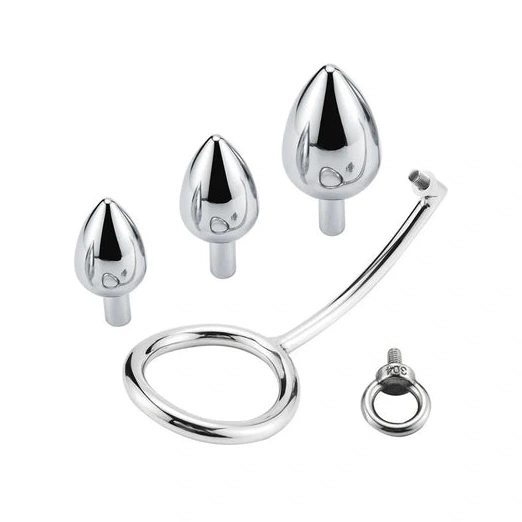 Anal Hooks Cock Set Anal with Hook 4663 Ring DiscreetChoice Steel Stainless 1011